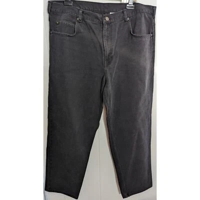 Vtg Open Trails Black Jeans Big Mens 40x30 Denim All Cotton Ranch Work Wear  - Image 1 of 4