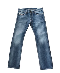 Diesel Safado Denim Jeans Mens 32x31" Fits 34" Stretch Slim Straight Button Fly - Picture 1 of 13