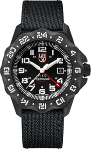 Luminox XA.6441 F-117 Nighthawk GMT schwarz Carbonox Kevlar Herren Uhr NEU - Bild 1 von 9