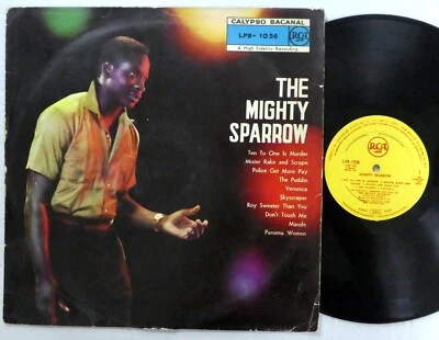 Mighty SPARROW self titled LP Rca LPB 1056 Trinidad press 1960 Calypso  a4017 - Image 1 of 3