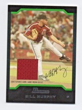 2004 Bowman Bill Murphy Jersey Florida Marlins #BDP156