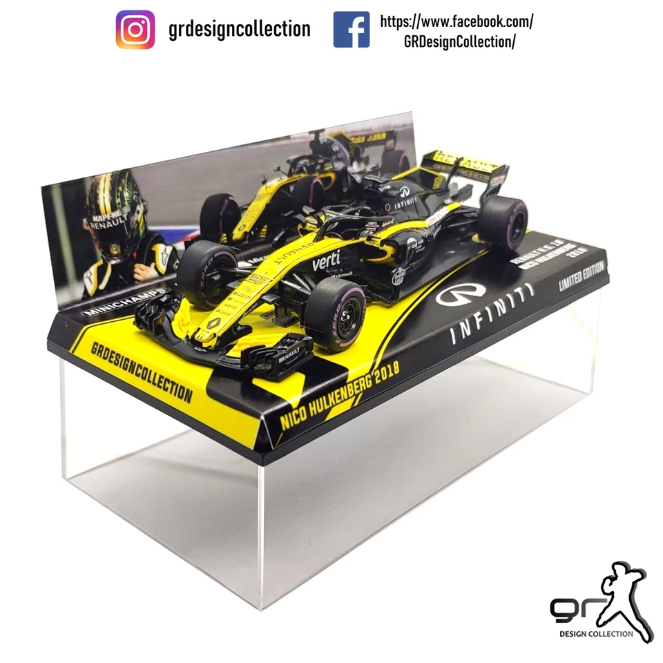 Nico Hulkenberg - Renault R.S. 18 - F1 GP 2018 / Altaya - IXO / 1:43 - Immagine 1 di 4
