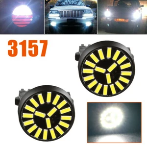 2Pcs 3157 LED Bulb 4040 SMD Driving Daytime Running Lights DRL Car Accessories - Picture 1 of 12