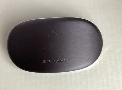 Gafas de sol Giorgio Armani negras grandes estuche rígido Foto 1 de 4