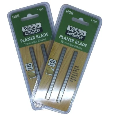 4 Reversible Planer blades 82mm x 5.5mm HSS Bosch Black and Decker DeWalt NEW - Image 1 of 4