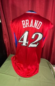 Vintage Adidas NBA Philadelphia 76ers #42 Elton Brand Jersey - Sz. XL - Picture 1 of 3
