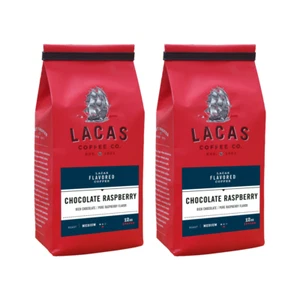Café con sabor Lacas chocolate frambuesa molida 12 oz 2 unidades - Imagen 1 de 6