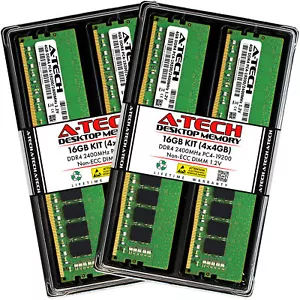 16GB 4x 4GB DDR4-2400 Crucial Ballistix BLS4K4G4D240FSE Equivalent Memory RAM - Picture 1 of 2