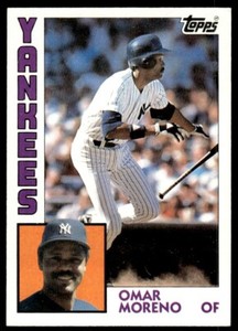 1984 Topps Omar Moreno New York Yankees #16