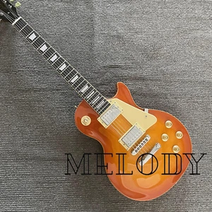 Guitarra Eléctrica LP Estándar - Flame Maple Sunburst, Pastillas HH, Diapasón HPL - Imagen 1 de 7