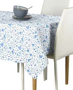 Blue Bunnies Signature Tablecloth Assorted Sizes - Picture 1 of 1