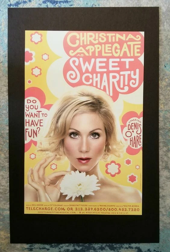 SWEET CHARITY Broadway Revival Window Card (11"x17" Reproduction) - Image 1 of 1