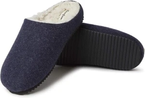 Dearfoams Herren Mikrowolle Clog mit geformtem Fußbett Slipper marineblau klein kostenloser Versand - Bild 1 von 7