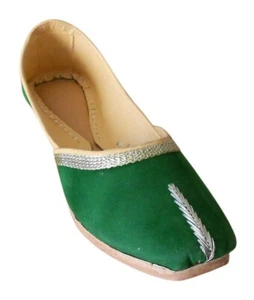 Women Casual Shoes Indian Leather Handmade Jutties Flip-Flops Mojaries UK 3.5 - Picture 1 of 7
