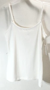 Cami Sonoma Goods For Life Everyday para mujer talla pequeña blanca NUEVA - Imagen 1 de 8