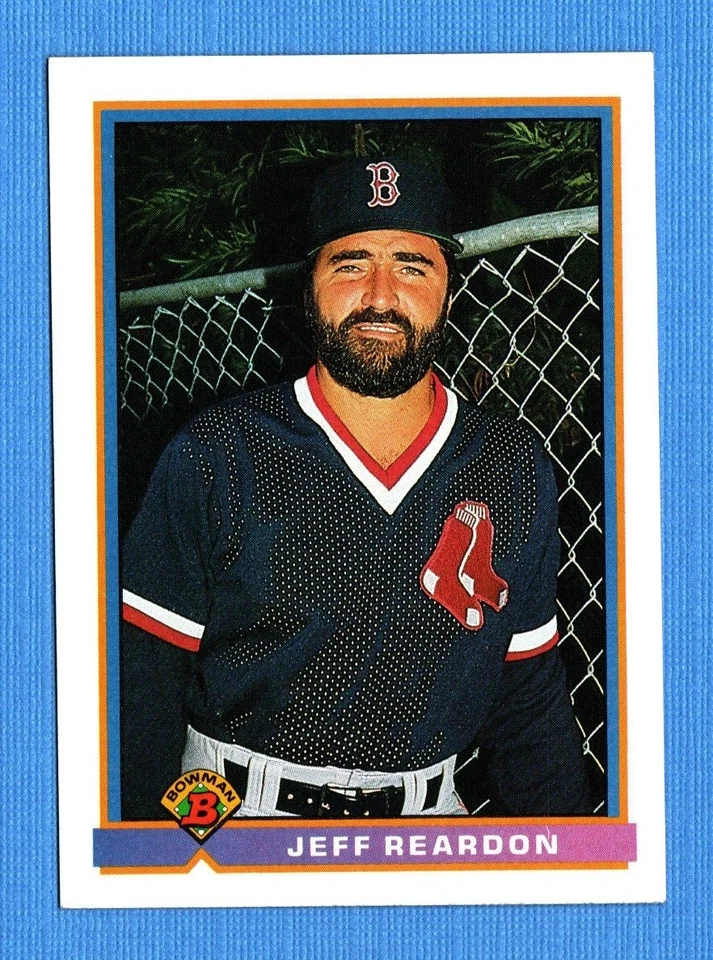 1991 Bowman #107 Jeff Reardon Boston Red Sox - Image 1 of 1