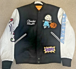Jacke Chuckie Finster Tommy Rugrats schwarz weiß Varsity Größe M - Bild 1 von 20