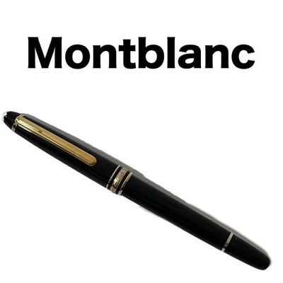 Montblanc Meisterstück 585 Pluma Estilográfica K14 Oro Plumín Instrumento de Escritura de Lujo Foto 1 de 4