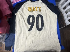 Pittsburgh Steelers Tj Watt Women’s X Large Majestic Threads T Shirt - Picture 1 of 2
