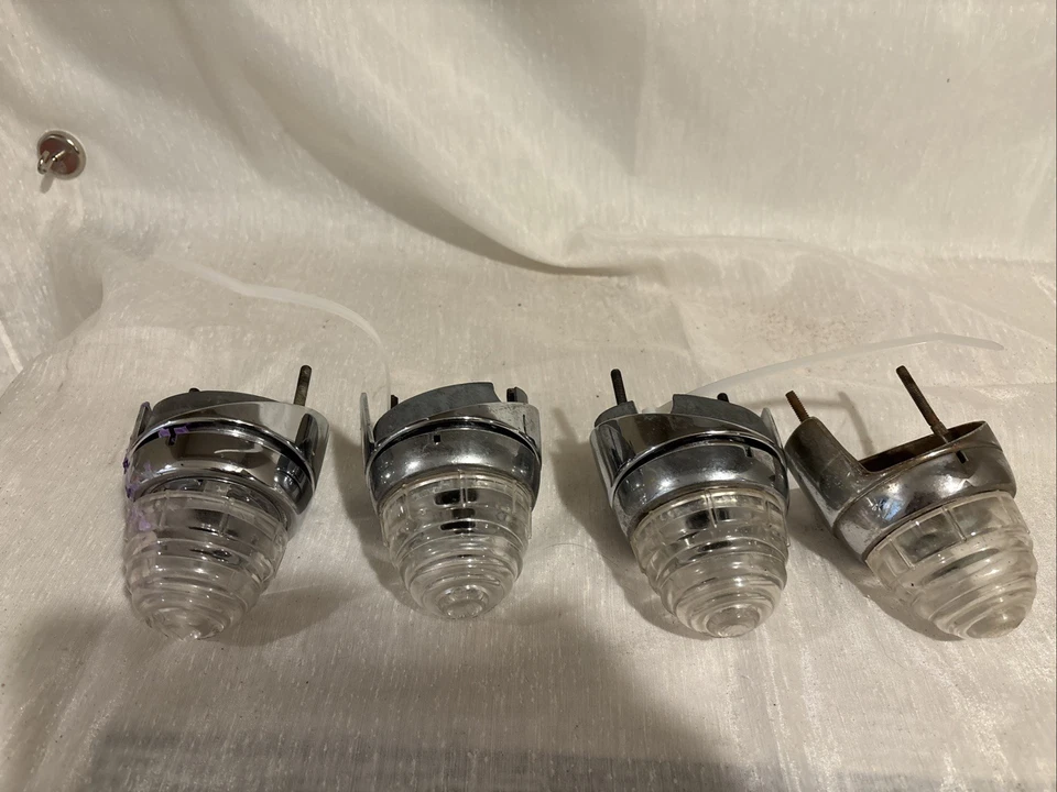 Lente transparente señal de giro delantera Porsche 356 B C Asbly SWF K13306 Foto 1 de 4