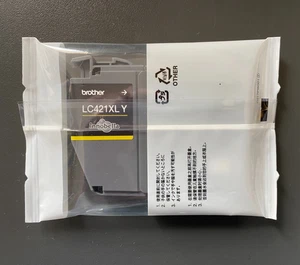 Cartouche d'encre d'origine Brother - LC421 XL JAUNE / DCP-J1050DW J1140DW (TVA INCLUSE) - Photo 1/1