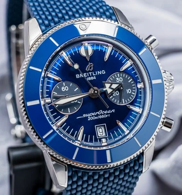 Breitling Superocean Heritage B31 automático 44 mm esfera verde AB3112361L1S Foto 1 de 4