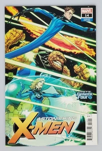 Astonishing X-Men 14 Adam Kubert Fantastic Four Variant 2018 casi nuevo envío combinado - Imagen 1 de 2