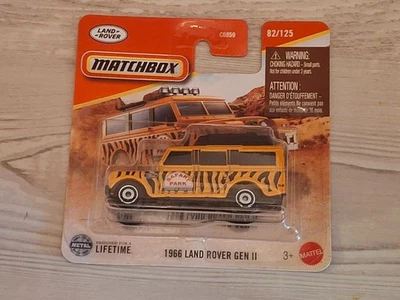Matchbox Superfast Land Rover Gen II orange "Safari Patk" OVP - Bild 1 von 2