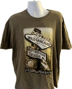 2008 Deland Florida Rotary Wild Game Feast T- Shirt SIZE XL - Picture 1 of 2