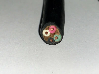 50 FT 18/4 SJOOW SJ SJO SJOW BLACK RUBBER CORD EXTENSION WIRE/CABLE - Image 1 of 2