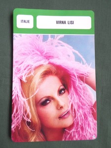 VIRNA LISI - MOVIE STAR - FILM TRADE CARD - FRENCH