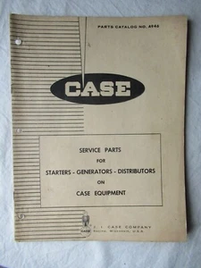 J.I Case Equipment Wico Delco Arrancadores Autolite Generadores Piezas de Servicio Catálogo - Imagen 1 de 10