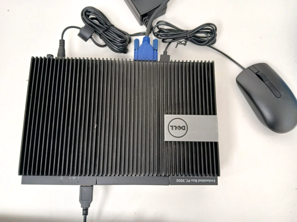 Dell Embedded Box PC 3000 Atom E3825  8GB 128GB SSD Windows 10 Not Ac Adapter - Image 1 of 4