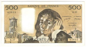 FRANCE 500 FRANCS 1971 P:156b VF+ - Picture 1 of 2