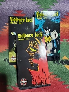 Violence Jack 1-3 VHS Anime English Dubbed - Imagen 1 de 8