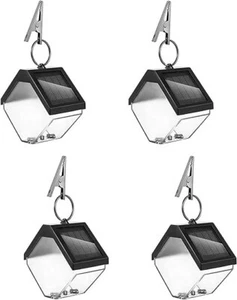 4 Solar Hanging Lights Decorative Lamp White/RGB Mode Lighting for Christm - Picture 1 of 9