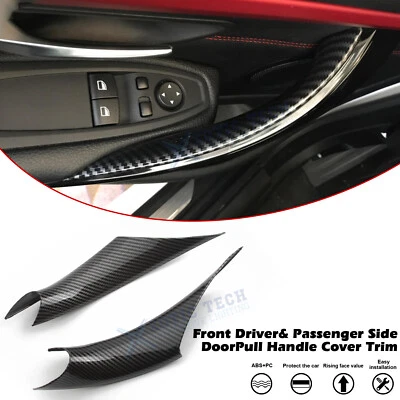 Door Handle Panel Covers Grab Trim For BMW 3 Series 2012-2018 4 Series 2014-2017 - Image 1 of 4
