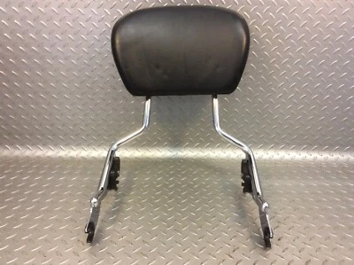 09-23 Harley Davidson Touring Respaldo Trasero Desmontable Respaldo Barra Sissy Almohadilla Foto 1 de 4
