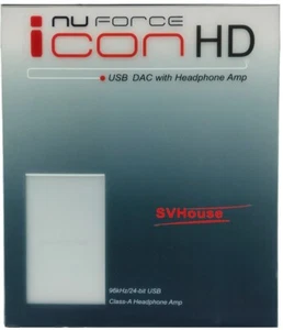 NUOVO NuForce Icon HD USB DAC con amplificatore cuffie ICONA-HD-COLORE NERO - Foto 1 di 4