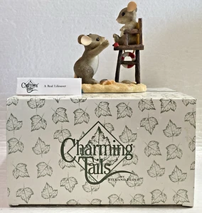 Charming Tails ~ A REAL LIFESAVER Figure 83/104 ~ Fitz & Floyd NIB - Picture 1 of 17