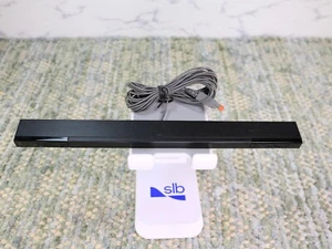 Barra de sensores con cable oficial Nintendo Wii OEM para Wii y Wii U negra probada - Imagen 1 de 7