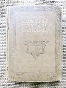 1926 The Concise Standard Dictionary English Language Funk & Wagnalls Antique - Picture 1 of 5