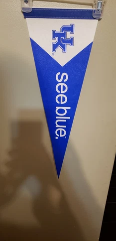 KENTUCKY WILDCATS SEE BLUE NCAA FELT PENNANT 10/31/21 Cover