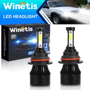 6000K White 9007 HB5 LED Headlight Hi/Lo Beam Bright 2X For Ford Ranger 1997-04 - Picture 1 of 9