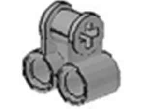 x4 Lego Technic NXT Light Gray Axle & Pin Connector Perpendicular Double 8011 - Picture 1 of 1