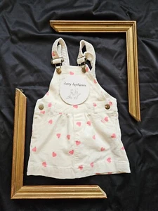 Pelele Dotty. 12-18 meses. Vestido de cordón blanco crema. Estampado de corazón. Nuevo 46,00€ - Imagen 1 de 6