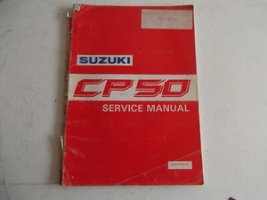 SUZUKI CP50 MANUAL GENUINE WORKSHOP MANUAL - Picture 1 of 2