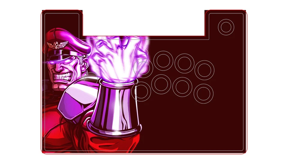 HORI ALPHA PS5 Fightstick Custom artwork (ONLY) M BISON - Image 1 of 1