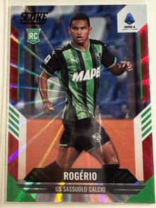 2021-22 US Sassuolo Football Red Laser Rogerio RC SCORE Soccer Sandwiches