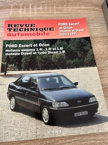 Revue technique FORD ESCORT ORION CLIPPER CABRIOLET 1.4 1.6 1.8 D TD XR3 i GHIA - Picture 1 of 24
